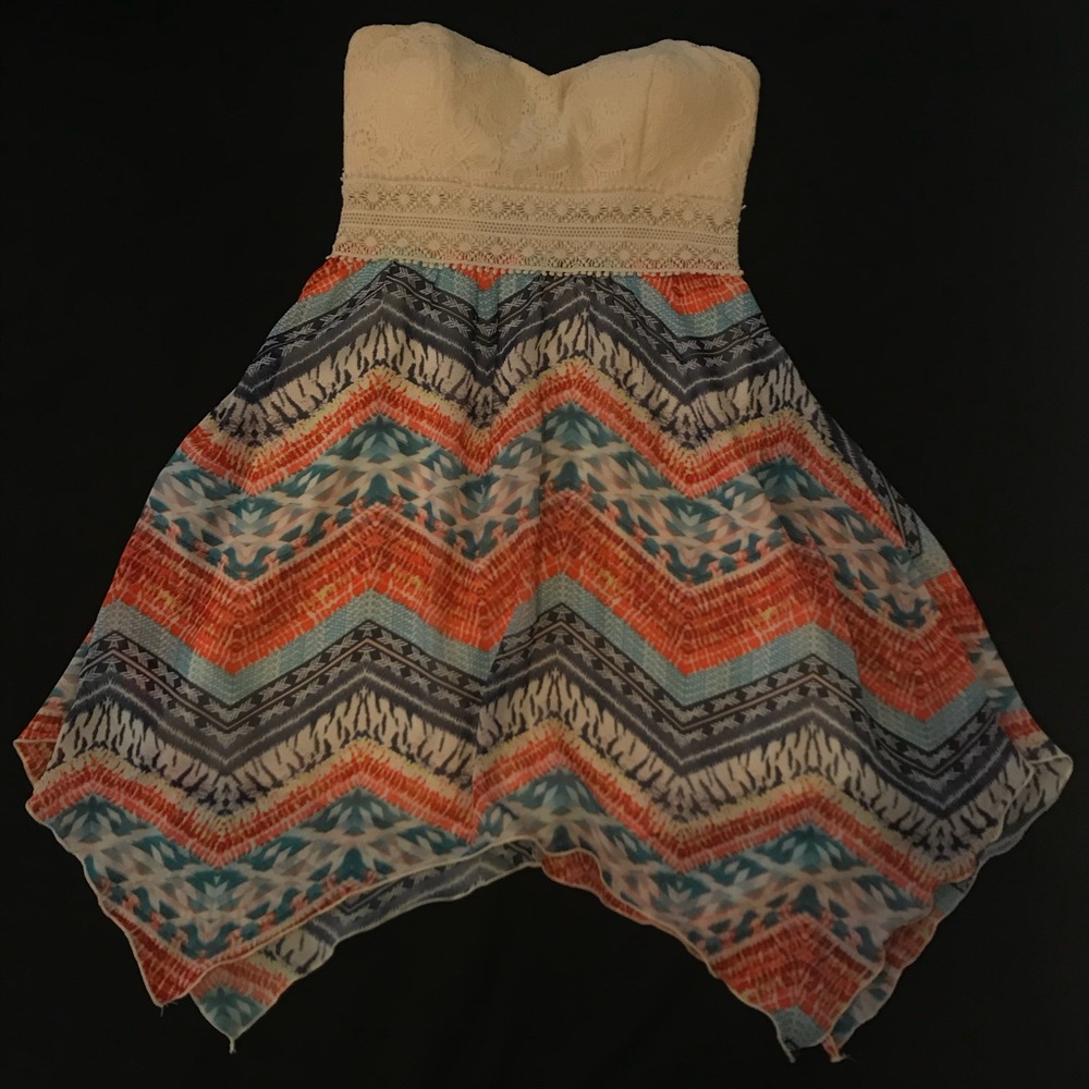 Juniors strapless dress size 7